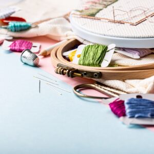 Embroidery set fot cross stitching