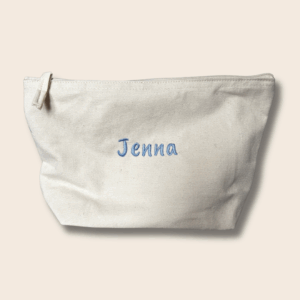 pochette brode personnalise