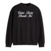 sweat noir brode personnalise